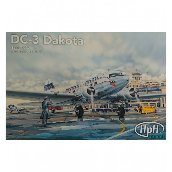 1/32 Douglas DC-3 Dakota with Highly Detailed Interior. Decals for Continental Airlines 1/32 Douglas DC-3 Dakota with Highly Detailed Interior. Decals for Continental Airlines