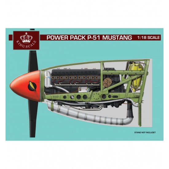 1/18 P-51 Mustang (PACKARD) Engine 1/18 P-51 Mustang (PACKARD) Engine