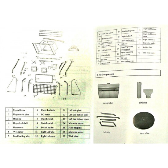 Portable Airbrush Spray Painting Booth with LED Lighting Ver.2 Portable Airbrush Spray Painting Booth with LED Lighting Ver.2