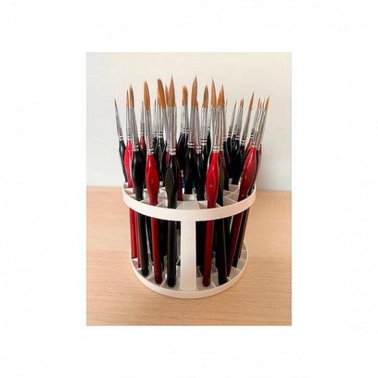 Synthetic Paint Brush Set Holder & Brushes Synthetic Paint Brush Set Holder & Brushes