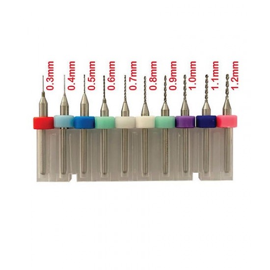 Tungsten Micro Drill Bits 0.3-3mm Set (31pcs) w/Pin Vise Handle Tungsten Micro Drill Bits 0.3-3mm Set (31pcs) w/Pin Vise Handle