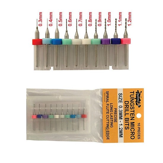 Tungsten Micro Drill Bits 0.3mm - 1.2mm Tungsten Micro Drill Bits 0.3mm - 1.2mm