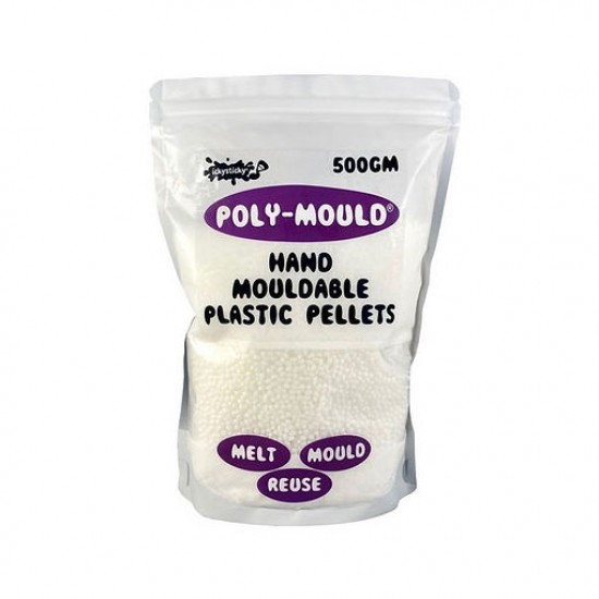 Poly-Mould 500gm (hand moldable plastic pellets) Poly-Mould 500gm (hand moldable plastic pellets)