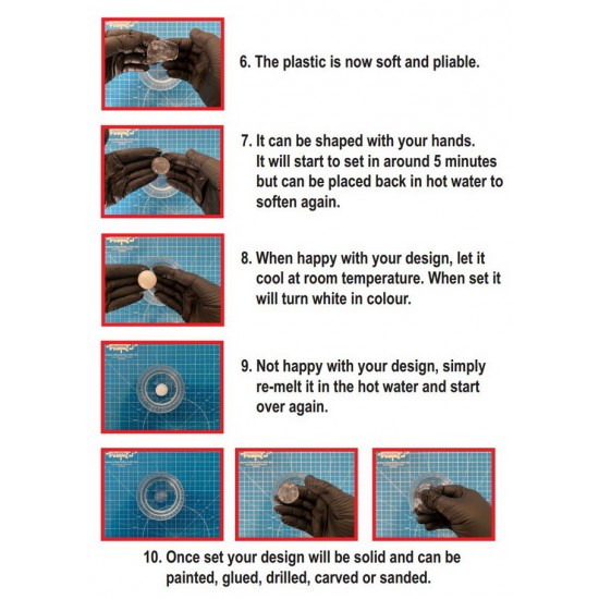 Poly-Mould 500gm (hand moldable plastic pellets) Poly-Mould 500gm (hand moldable plastic pellets)