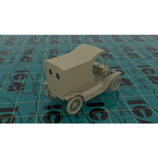 1/24 Ford Light Delivery Car Model T 1912 w/Rubber Tyres 1/24 Ford Light Delivery Car Model T 1912 w/Rubber Tyres