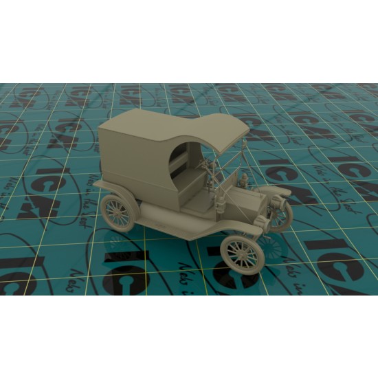 1/24 Ford Light Delivery Car Model T 1912 w/Rubber Tyres 1/24 Ford Light Delivery Car Model T 1912 w/Rubber Tyres