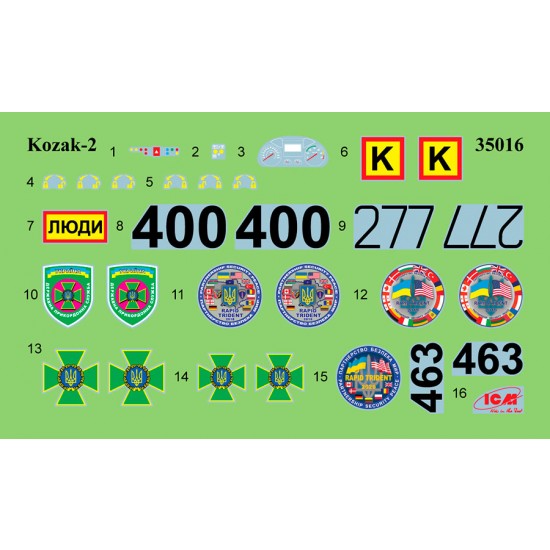 1/35 Kozak-2 - State Border Guard Service of Ukraine 1/35 Kozak-2 - State Border Guard Service of Ukraine