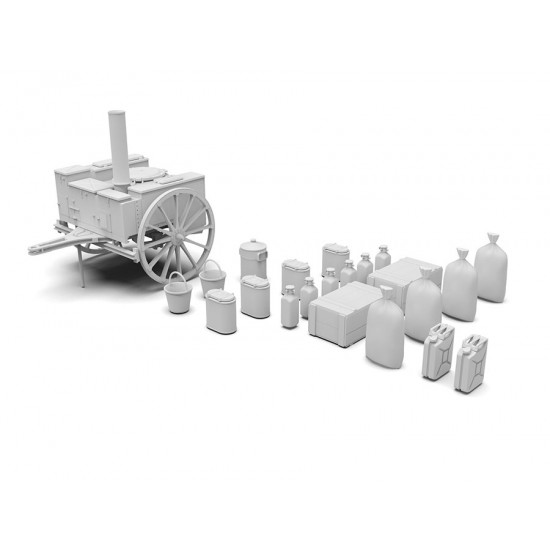 1/35 Gulaschkanone - WWII German Mobile Field Kitchen LKW AHN 1/35 Gulaschkanone - WWII German Mobile Field Kitchen LKW AHN