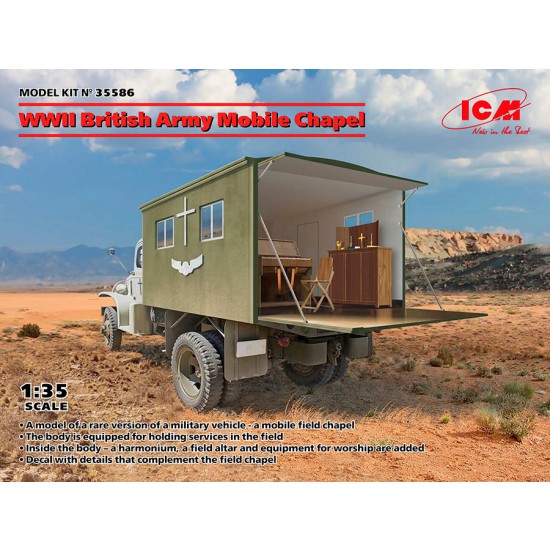 1/35 WWII British Army Mobile Chapel 1/35 WWII British Army Mobile Chapel