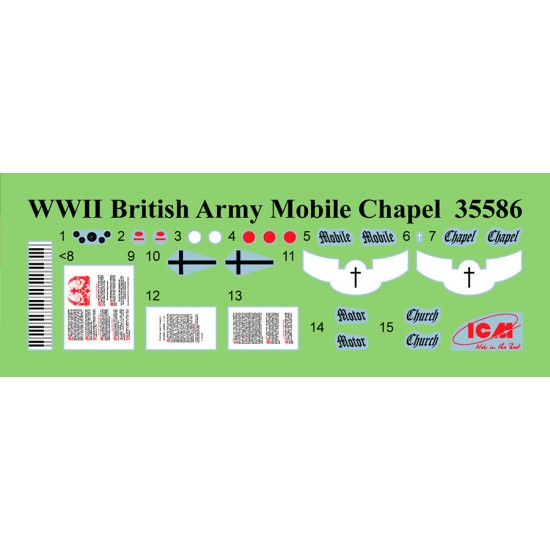 1/35 WWII British Army Mobile Chapel 1/35 WWII British Army Mobile Chapel