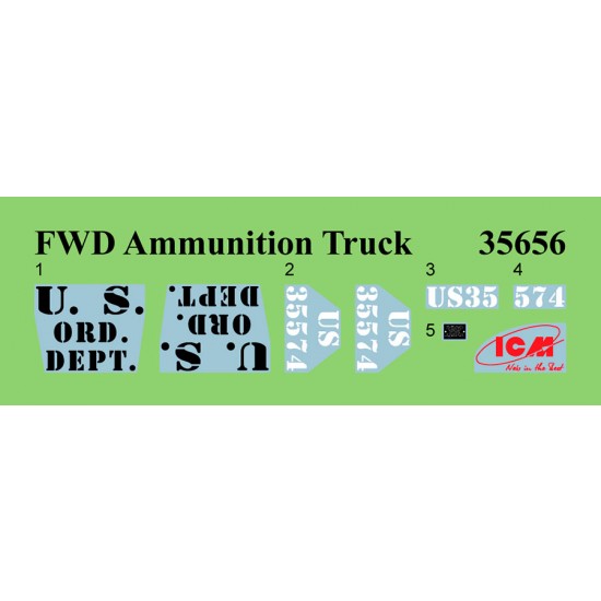 1/35 FWD Type B - WWI US Ammunition Truck 1/35 FWD Type B - WWI US Ammunition Truck