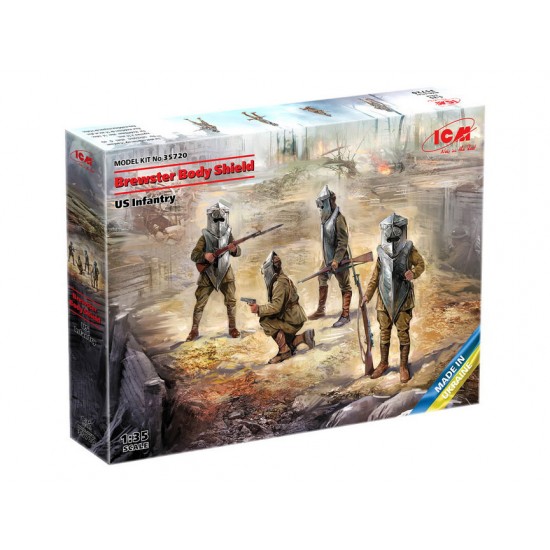 1/35 US Infantry Brewster Body Shield (4 figures) 1/35 US Infantry Brewster Body Shield (4 figures)