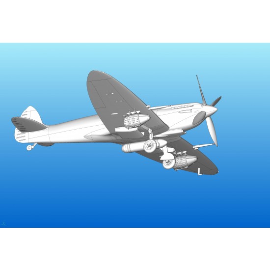 1/48 WWII British Fighter Spitfire Mk.IXc Beer Delivery 1/48 WWII British Fighter Spitfire Mk.IXc Beer Delivery