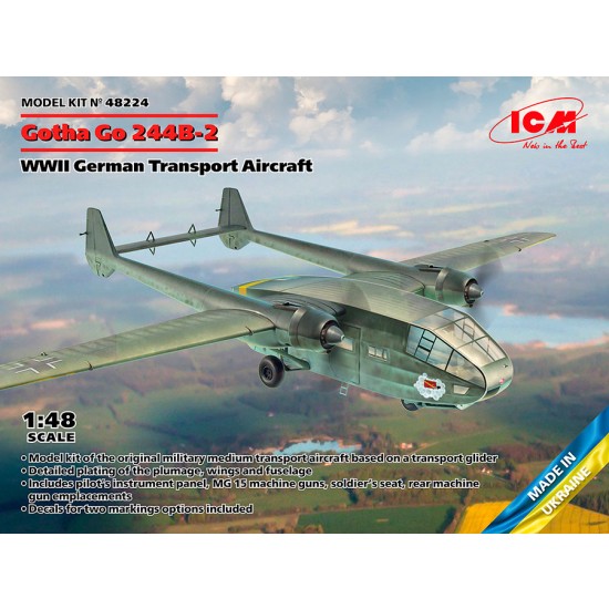1/48 WWII German Gotha Go 244B-2 Transport Aircraft 1/48 WWII German Gotha Go 244B-2 Transport Aircraft
