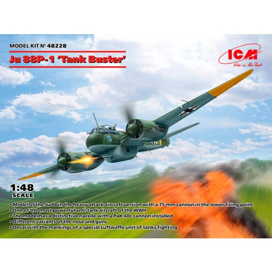1/48 Junkers Ju 88P-1 Tank Buster 1/48 Junkers Ju 88P-1 Tank Buster