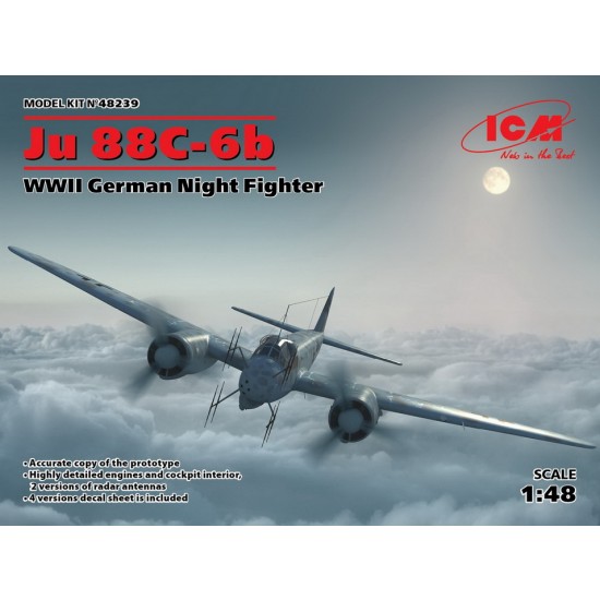 1/48 WWII German Night Fighter Ju 88 1/48 WWII German Night Fighter Ju 88