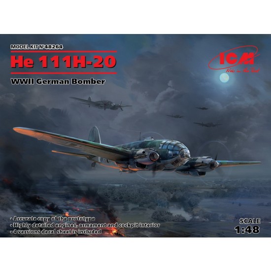 1/48 WWII German Bomber Heinkel He 111H-20 1/48 WWII German Bomber Heinkel He 111H-20