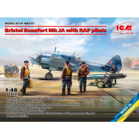 1/48 Bristol Beaufort Mk.IA with RAF Pilots 1/48 Bristol Beaufort Mk.IA with RAF Pilots