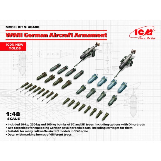 1/48 WWII German Aircraft Armament 1/48 WWII German Aircraft Armament