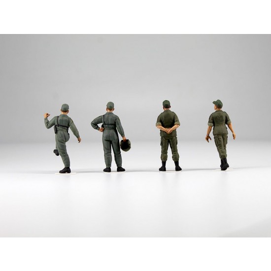 1/35 US Helicopter Pilots 1960s-1970s (4 figures) 1/35 US Helicopter Pilots 1960s-1970s (4 figures)