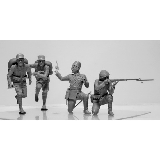 1/35 Gallipoli 1915 - WWI ANZAC Infantry (4 figures) & Turkish Infantry (4 figures) 1/35 Gallipoli 1915 - WWI ANZAC Infantry (4 figures) & Turkish Infantry (4 figures)