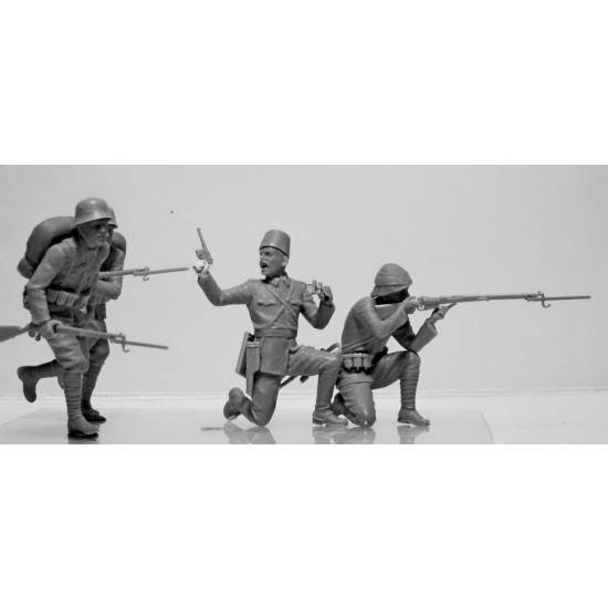 1/35 Gallipoli 1915 - WWI ANZAC Infantry (4 figures) & Turkish Infantry (4 figures) 1/35 Gallipoli 1915 - WWI ANZAC Infantry (4 figures) & Turkish Infantry (4 figures)