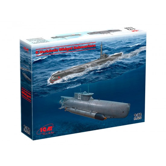 1/72 K-Verbande Midget Submarines (2 kits) 1/72 K-Verbande Midget Submarines (2 kits)