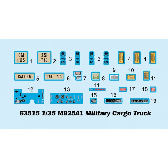 1/35 M925A1 Military Cargo Truck 1/35 M925A1 Military Cargo Truck