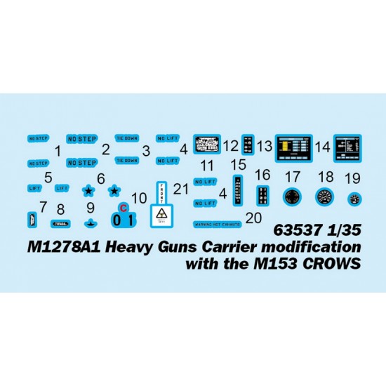 1/35 M1278A1 Heavy Guns Carrier modification w/M153 CROWS 1/35 M1278A1 Heavy Guns Carrier modification w/M153 CROWS