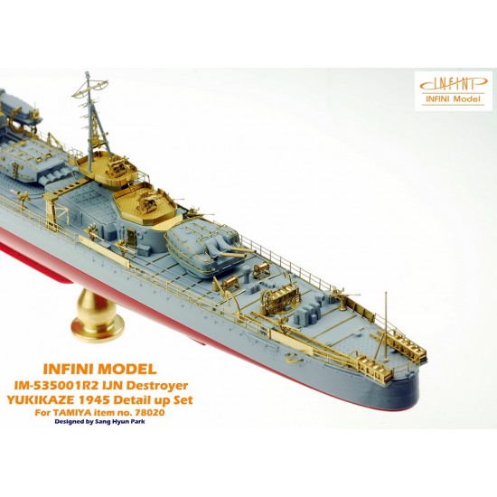 1/350 IJN Destroyer Yukikaze Detail-up Sets for Tamiya kit #78020 1/350 IJN Destroyer Yukikaze Detail-up Sets for Tamiya kit #78020