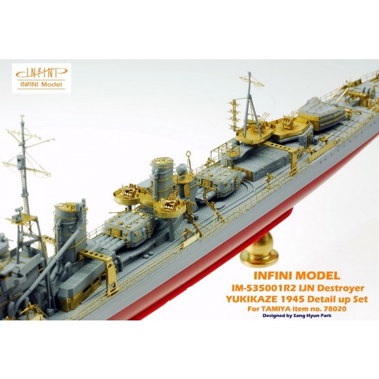 1/350 IJN Destroyer Yukikaze Detail-up Sets for Tamiya kit #78020 1/350 IJN Destroyer Yukikaze Detail-up Sets for Tamiya kit #78020