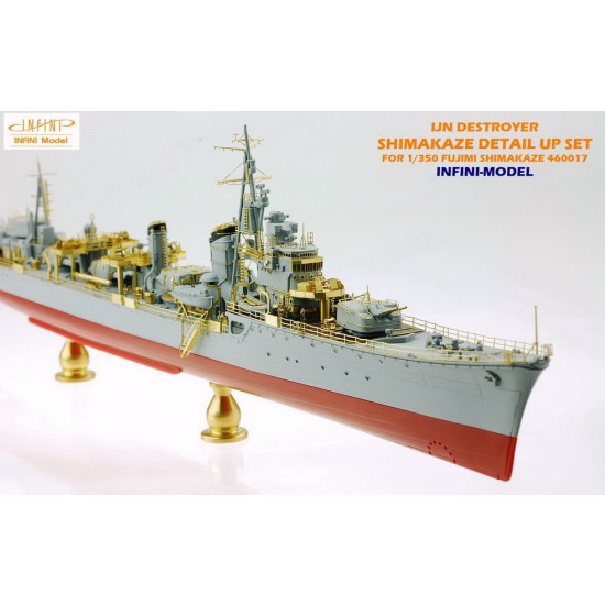 1/350 IJN Destroyer Shimakaze Detail-up Sets for Fujimi kit #460017 1/350 IJN Destroyer Shimakaze Detail-up Sets for Fujimi kit #460017