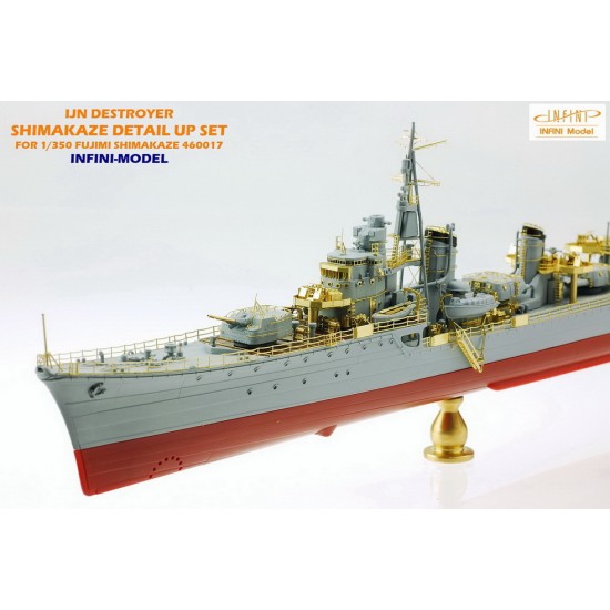 1/350 IJN Destroyer Shimakaze Detail-up Sets for Fujimi kit #460017 1/350 IJN Destroyer Shimakaze Detail-up Sets for Fujimi kit #460017