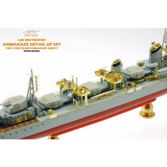 1/350 IJN Destroyer Shimakaze Detail-up Sets for Fujimi kit #460017 1/350 IJN Destroyer Shimakaze Detail-up Sets for Fujimi kit #460017