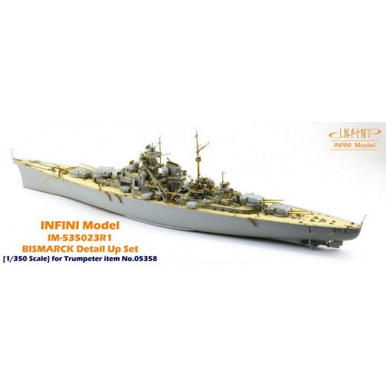 1/350 DKM BISMARCK Detail Up Set for Trumpeter kit #05358 1/350 DKM BISMARCK Detail Up Set for Trumpeter kit #05358