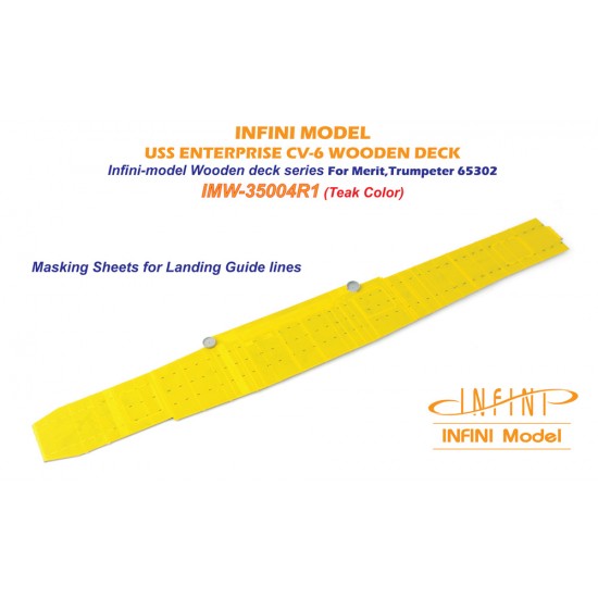 1/350 USS Enterprise CV-6 Wooden Deck (Teak Tone) for Merit/Trumpeter #65302 1/350 USS Enterprise CV-6 Wooden Deck (Teak Tone) for Merit/Trumpeter #65302