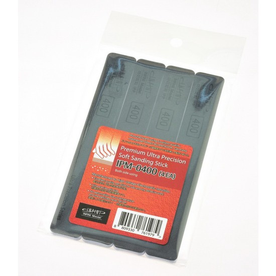 Premium Soft Sanding Stick (Matador) #0400 (4pcs) Premium Soft Sanding Stick (Matador) #0400 (4pcs)