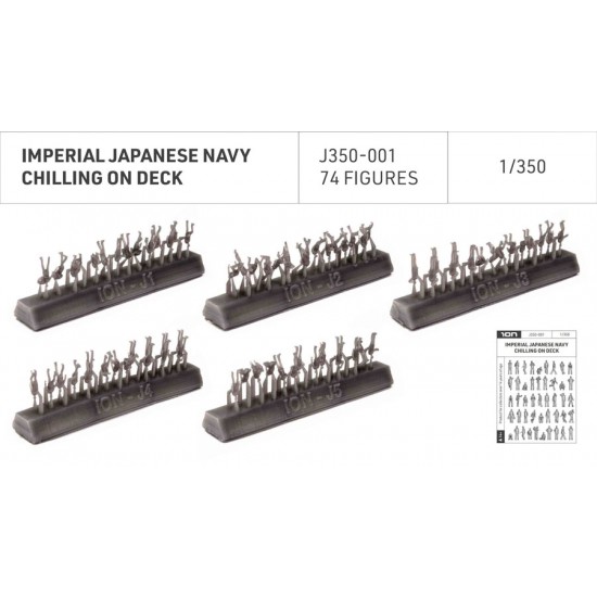 1/350 Imperial Japanese Navy - Chilling On Deck (74 figures) 1/350 Imperial Japanese Navy - Chilling On Deck (74 figures)