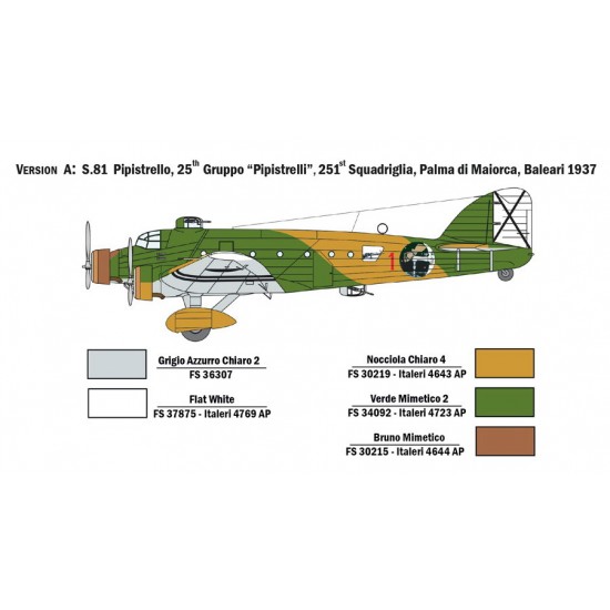 1/72 Savoia-Marchetti SM81 Pipistrello 1/72 Savoia-Marchetti SM81 Pipistrello