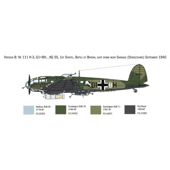 1/72 Heinkel He 111 H-6 Battle of Britain 80th Anniversary 1/72 Heinkel He 111 H-6 Battle of Britain 80th Anniversary