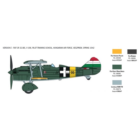 1/72 Fiat CR.32 Freccia Biplane Fighter 1/72 Fiat CR.32 Freccia Biplane Fighter