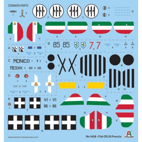 1/72 Fiat CR.32 Freccia Biplane Fighter 1/72 Fiat CR.32 Freccia Biplane Fighter
