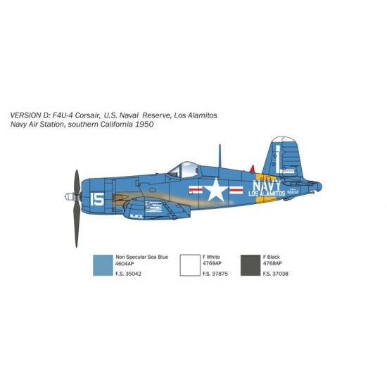 1/72 Korean War Vought F-4U4 Corsair