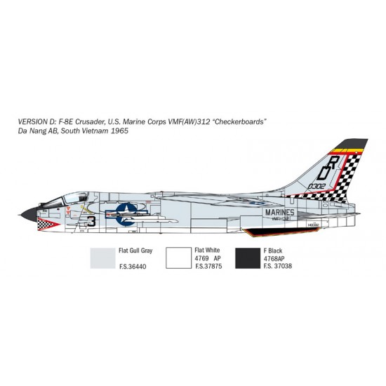 1/72 Vought F-8E Crusader Fighter Aircraft 1/72 Vought F-8E Crusader Fighter Aircraft