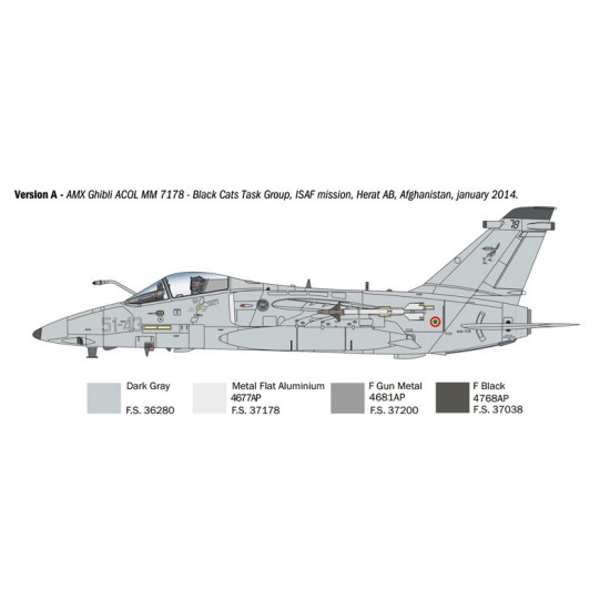 1/72 AMX Ghibli Single-engine Ground Attack Aircraft 1/72 AMX Ghibli Single-engine Ground Attack Aircraft
