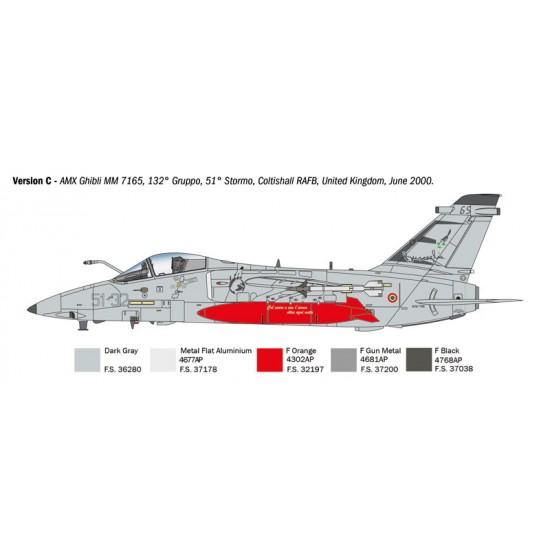 1/72 AMX Ghibli Single-engine Ground Attack Aircraft 1/72 AMX Ghibli Single-engine Ground Attack Aircraft