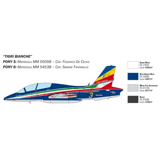 1/72 Macchi MB 339 [PAN 60th Anniversary Special Livery] (3 kits)