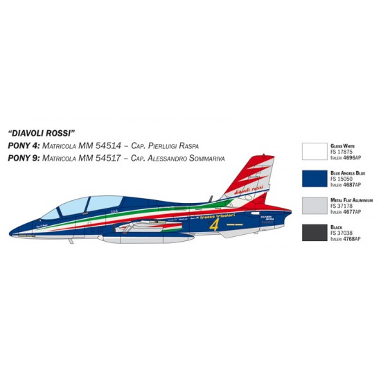 1/72 Macchi MB 339 [PAN 60th Anniversary Special Livery] (3 kits)