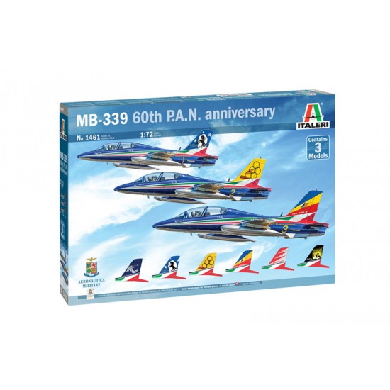 1/72 Macchi MB 339 [PAN 60th Anniversary Special Livery] (3 kits)