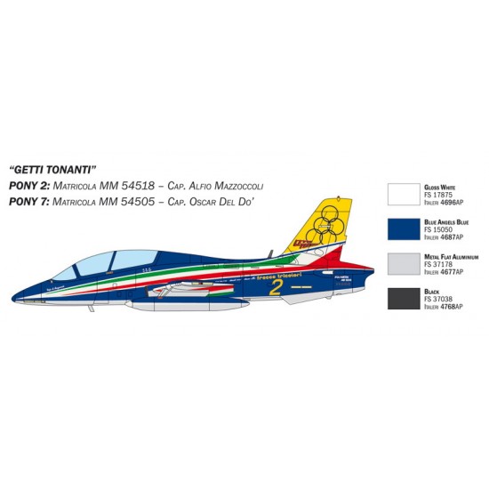 1/72 Macchi MB 339 [PAN 60th Anniversary Special Livery] (3 kits)